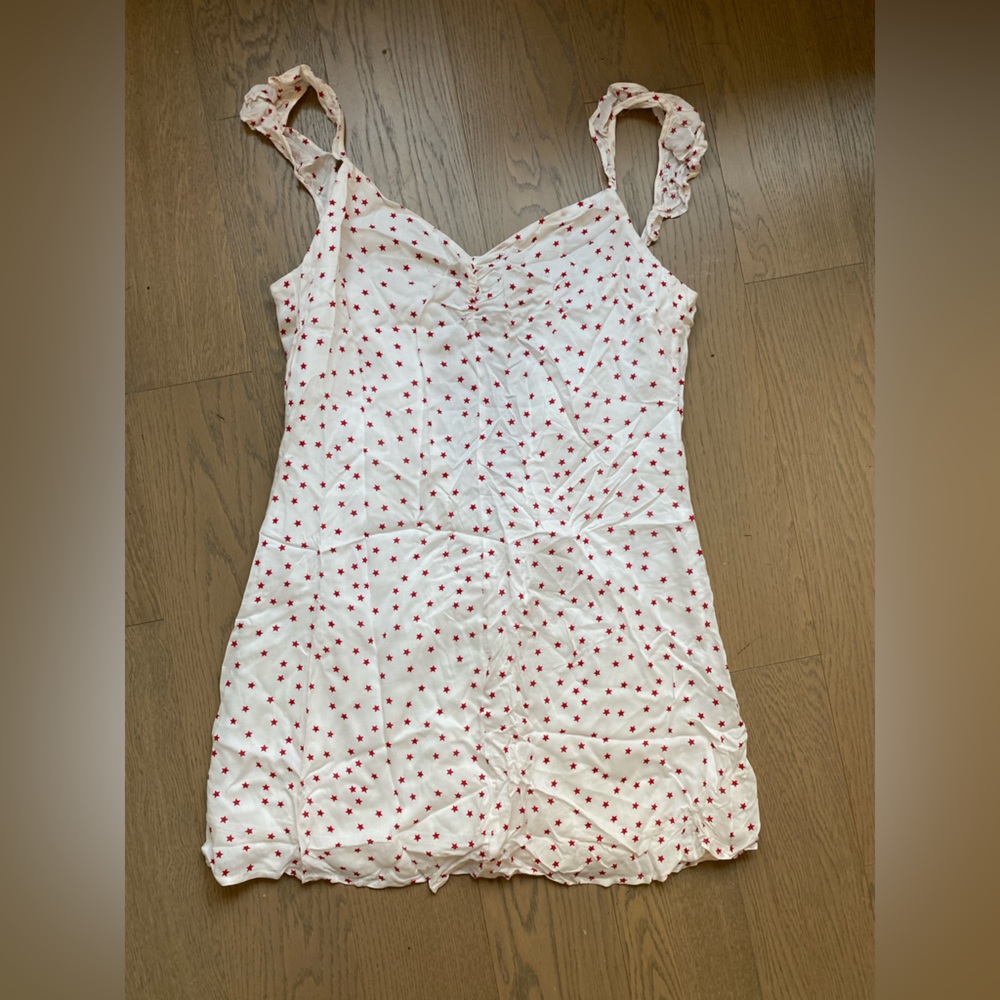 BB Dakota red and white dress